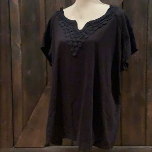 George black short sleeve T-shirt